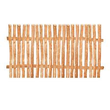 Gartenzaun Set Staketen Holz Friesen Jäger Latten Natur Zaun Haselnuss Kastanie