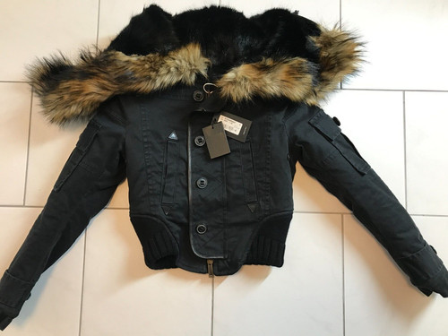 Dsquared2 crop jacket - , hooded