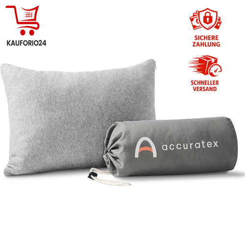 Campingkissen memory foam - foam, grau