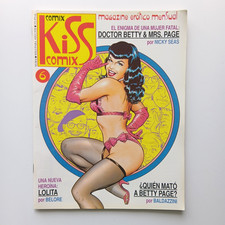 Comix Kiss Comix #6 1992 Betty Page Crumb Dave Stevens Frank Frazetta, Z 1- VF-