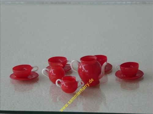 Teeservice aus glas lauscha - teeservice,