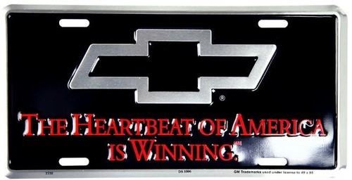 Nummernschild chevrolet - us,