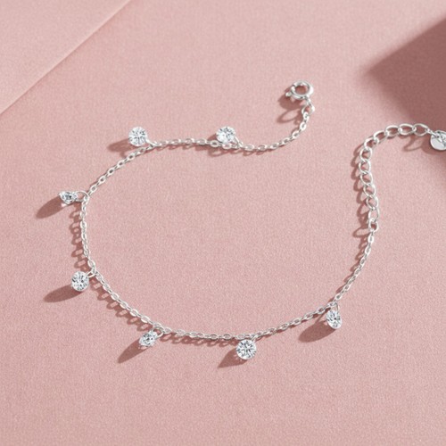 Ladies bracelet round plate - ladies,