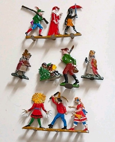 Bemalte zinn miniatur - bemalte, miniatur-