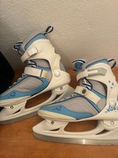 K2 athena Schlittschuhe Größe 40 weiß blau mit Beutel