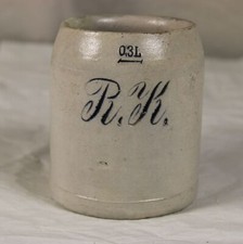 B10 alter steingut bierkrug - alter,
