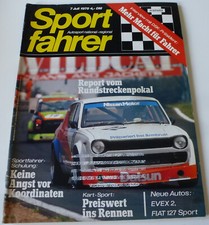 Sportfahrer 7/78 Rundstrecke, Bergrennen, Slalom, Rallye, Cross, nat. Motorsport