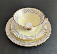 Weisswasser Sammeltasse Sammelgedeck Gold Gelb Kaffee Tasse Tee Gedeck Set Gdr