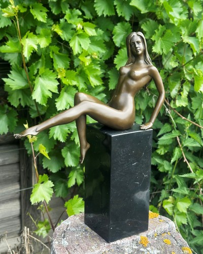 Bronzefigur frau nackt auf - frau,