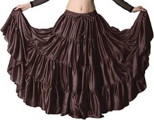 Damen Satin Röcke 12 Yard 4