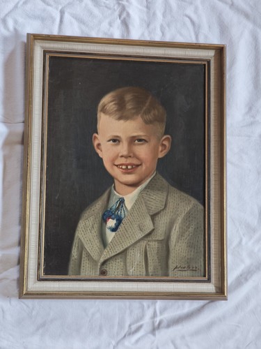 Altes portrait eines jungen - eines,