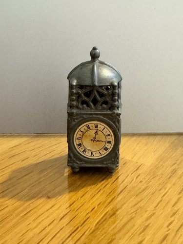 Miniatur tisch uhr zinn - miniatur,