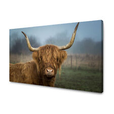 CANVAS Leinwandbilder XXL Wandbilder Kunstdruck Tiere - Kuh Größe 40x30-120x80