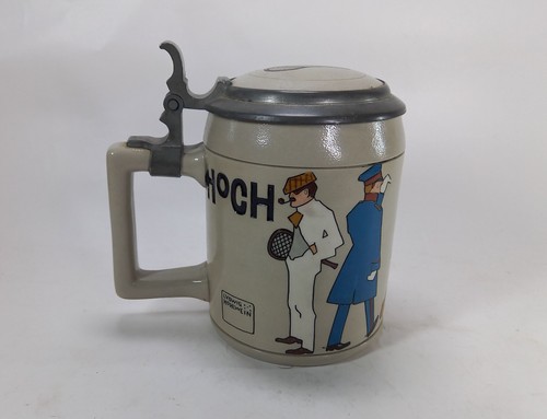 Jugendstil bierkrug villeroy - jugendstil,