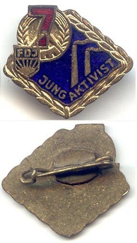 Ddr fdj abzeichen - ddr,