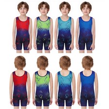 DE ranrann Badeanzug für Kinder Jungen Short Jumpsuit Einteiliger Tankini Strand