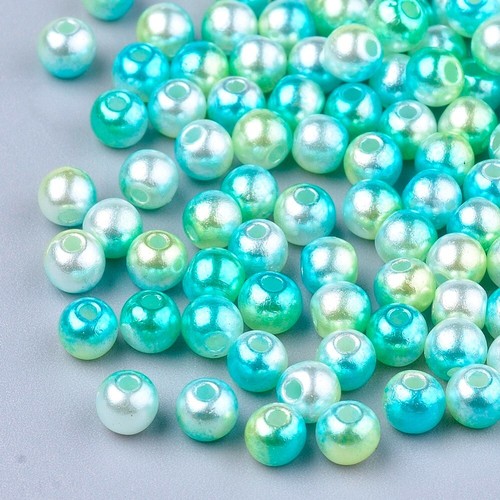 Regenbogen 200 acrylperlen 6mm - acrylperlen,