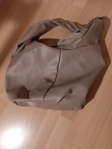Hellbraune schultertasche - hellbraune, v