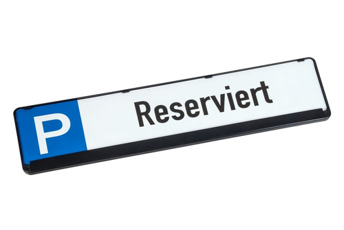 Eichner reserviert parkplatz - eichner,