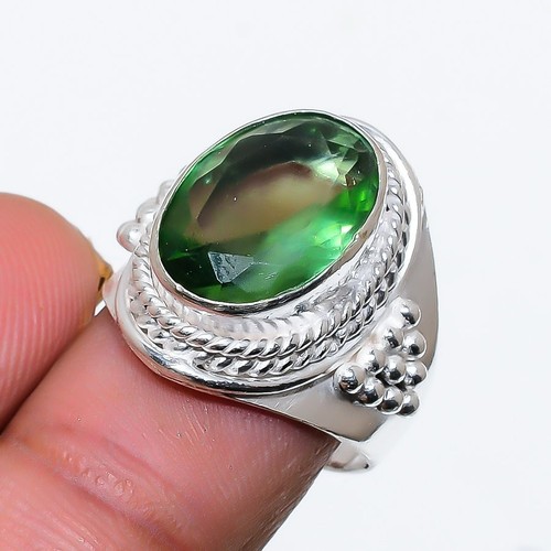 Grüner amethyst edelstein - grüner, 925