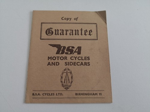 Bsa motor cycles - #17,