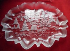 Weihnachten Glasplatte