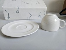 Villeroy & Boch Tipo Kaffeetassen Set 6 Stück + Untertassen Kaffee Tassen weiß 