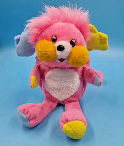 Vintage popples stofftier pink - vintage,