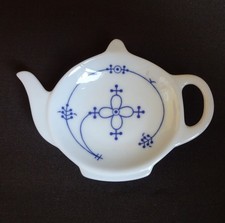 Teebeutelablage Indisch Blau Porzellan