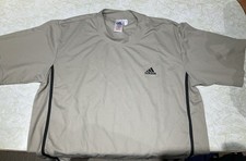 Adidas kurzarm Sport Shirt Fahrrad Shirt Trikot XL (Gr. 10), beige