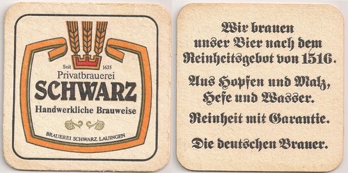 Brauerei schwarz lauingen - schwarz,,