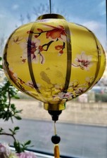 NEU!Gelbe Hoi An Seidenlaterne