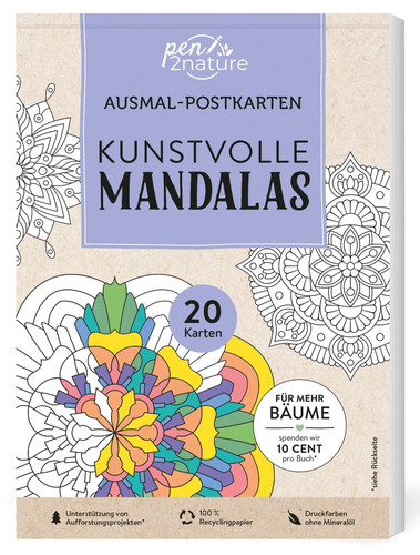 Ausmal postkarten kunstvolle - ausmal-postkarten,