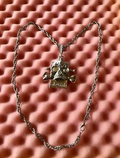 Königskette Seeräuber Totenkopf Kettenl. ca. 70 cm Hip Hop Rapper Biker Pompöös