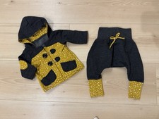 Set Jacke und Pumphose Baby Fotoshooting Gr 56 Handmade Neu!