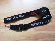 Schlüsselband Karabiener HK Heckler & Koch Neckstring Lanyard Ausweishalter NEU