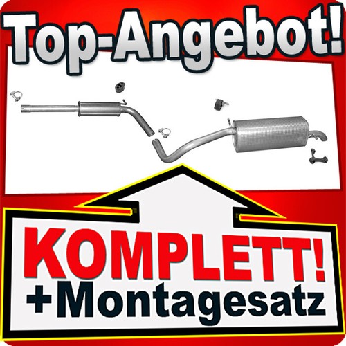 Auspuff für skoda fabia - auspuff,
