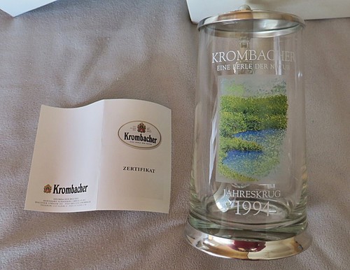 Bierkrug krombacher jahreskrug - bierkrug,