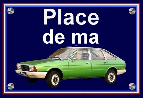Plakette place ma - plakette, simca