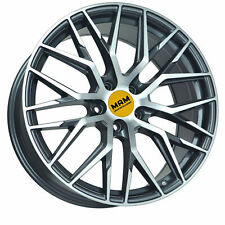 19 Zoll MAM RS4 Alufelgen Grau Poliert 5x112 für Mercedes A-Klasse 169 W169