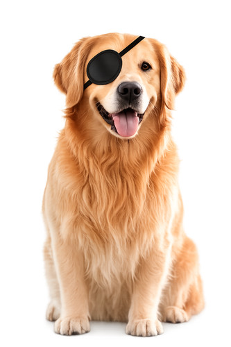 2er set hunde - hunde, augenklappe