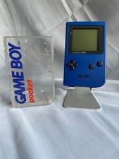 Nintendo Game Boy Pocket blau Handheld-Spielkonsole mit Case