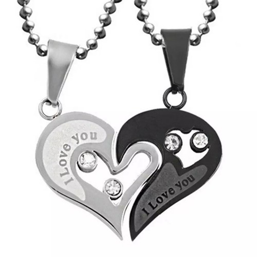 Partnerkette edelstahl puzzle - partnerkette,