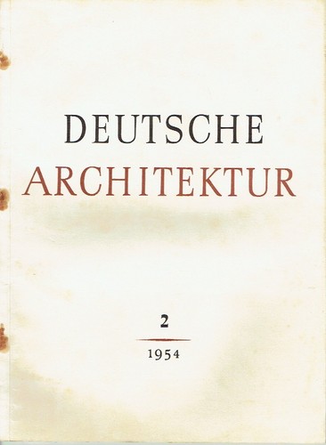 Deutsche architektur ddr - architektur,