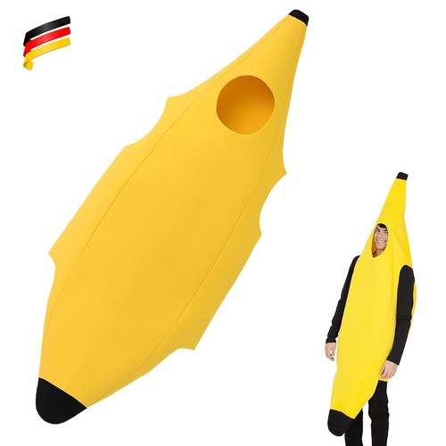 Kostüm banane unisex - kostüm,