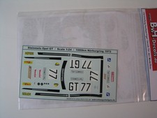 Decals 1:24 für den Opel GT