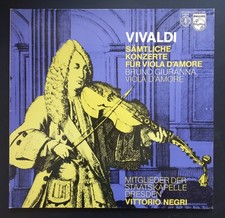 Vivaldi "Sämtliche Konzerte für Viola d'Amore", 2 LPs (Orbis/ Philips)