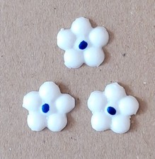 Wachsmotiv 3 Blüten/ Punkt