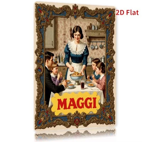 Blechschild maggi würze - blechschild,