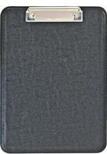 ECOBRA Schreibplatte / Klemmbrett A4 Kunstleder EXTRA STABIL schwarz